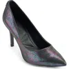 Karl Lagerfeld Paris Royale Pointed Toe Pump In Multi