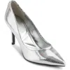 Karl Lagerfeld Royale High Heel Pumps In Silver