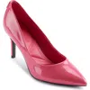 Karl Lagerfeld Royale Pointed Toe Pump In Teaberry