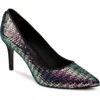 Karl Lagerfeld Paris Royale Sequin Pump In Black