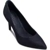 Karl Lagerfeld Paris Royale Sequin Pump In Blue