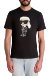 Karl Lagerfeld Paris Rubberized Karl Graphic T-shirt