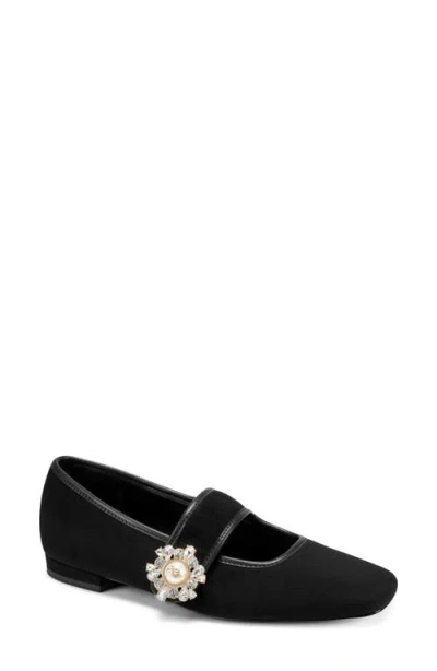 Karl Lagerfeld Paris Sabelle Ballet Flat In Black