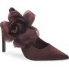 Karl Lagerfeld Paris Sariyah Slingback Pump In Wine