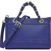 Karl Lagerfeld Paris Savoie Crossbody In Blue Violet