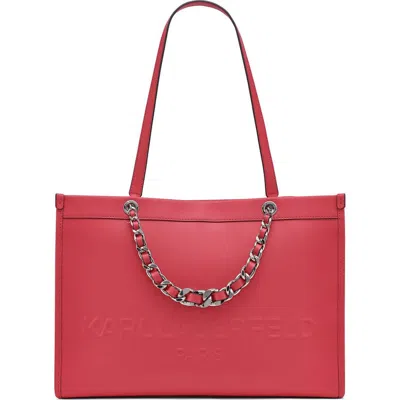 Karl Lagerfeld Paris Savoie Tote In French Rose