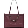 Karl Lagerfeld Paris Savoie Tote In Purple