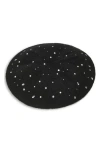 Karl Lagerfeld Paris Scattered Crystal Beret In Black