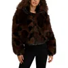 Karl Lagerfeld Paris Shag Faux Fur Bomber In Black