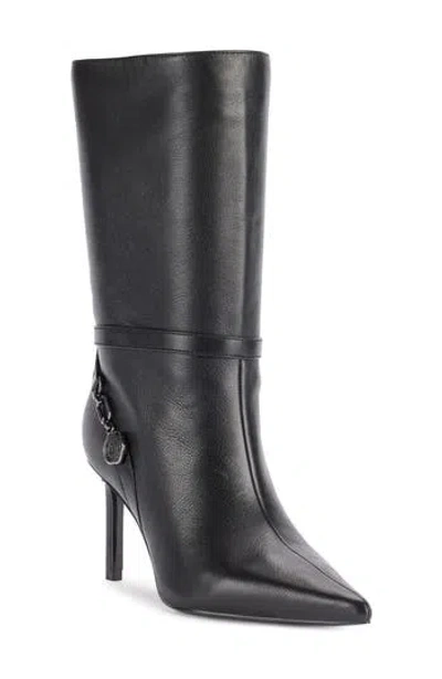 Karl Lagerfeld Paris Sharina Wedge Sneaker In Black