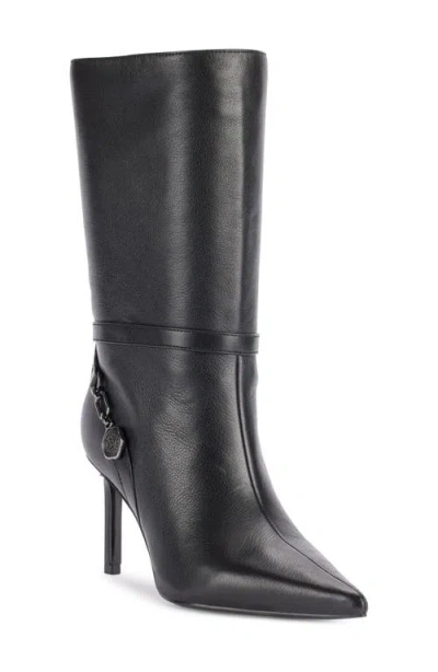 Karl Lagerfeld Paris Sharina Wedge Sneaker In Black