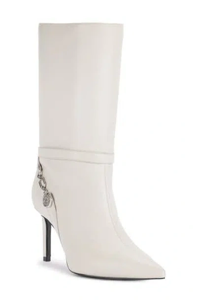 Karl Lagerfeld Paris Sharina Wedge Sneaker In Soft White