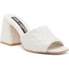 Karl Lagerfeld Paris Sheena Slide Sandal In Soft White