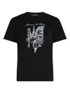 Karl Lagerfeld Paris Sketch-print T-shirt In Black