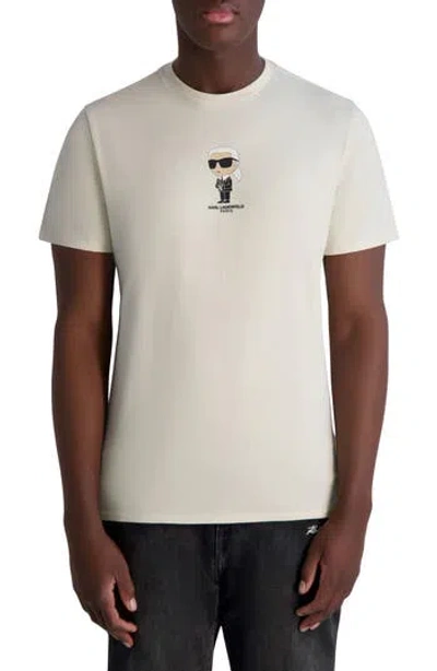 Karl Lagerfeld Paris Small Karl Graphic T-shirt In Natural