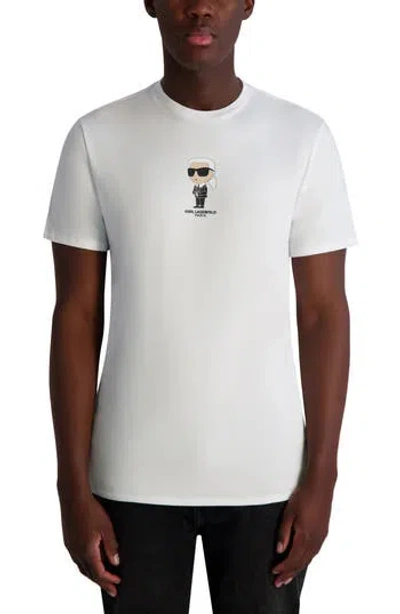 Karl Lagerfeld Paris Small Karl Graphic T-shirt In White