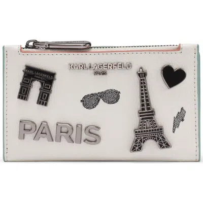 Karl Lagerfeld Paris Small Wallet With Pins