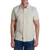 Karl Lagerfeld Textured Short Sleeve Woven Shirt