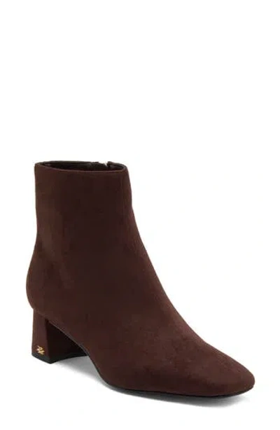Karl Lagerfeld Paris Sycamore Faux Leather Bootie In Brown