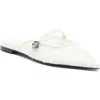 Karl Lagerfeld Paris Vadyn Mule In Bright White