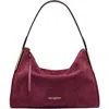 Karl Lagerfeld Paris Valerie Hobo In Burgundy