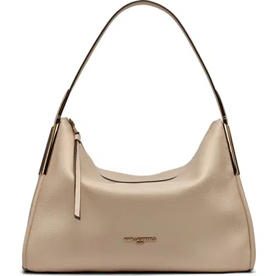Karl Lagerfeld Paris Valerie Hobo In Brown