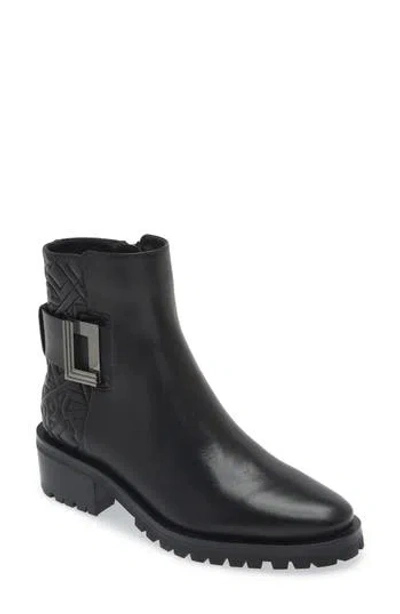 Karl Lagerfeld Paris Vara Bootie In Black