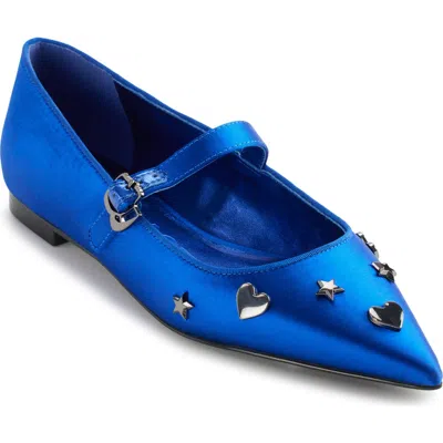 KARL LAGERFELD KARL LAGERFELD VEYDA POINTED TOE MARY JANE FLAT