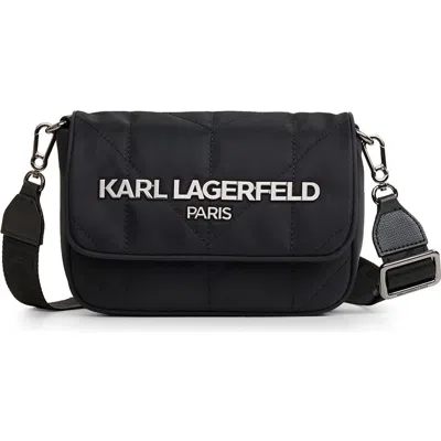 Karl Lagerfeld Paris Voyage Messenger In Black