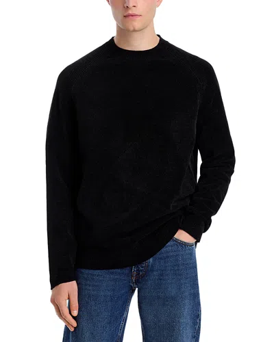 Karl Lagerfeld Paris White Label Crewneck Sweater In Black