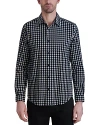 KARL LAGERFELD PARIS WHITE LABEL HOUNDSTOOTH CHECK SHIRT