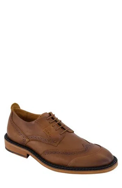 Karl Lagerfeld Paris Wingtip Derby In Cognac