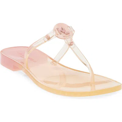 Karl Lagerfeld Wylda Clear Sandal In Cradle Pk