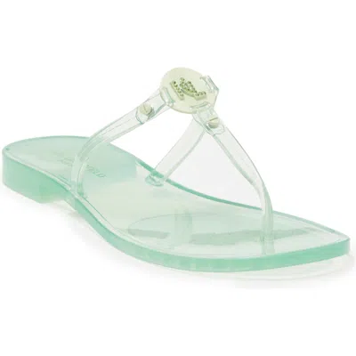 Karl Lagerfeld Wylda Clear Sandal In Mint Julep