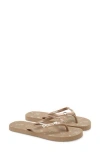 Karl Lagerfeld Paris Zaid Flip Flop Sandal In Animal Print