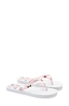 Karl Lagerfeld Paris Zamir Flip Flop Sandal In Animal Print