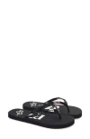Karl Lagerfeld Paris Zemi Flip Flop Sandal In Black