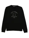 Karl Lagerfeld Parisian-logo Sweatshirt In Black