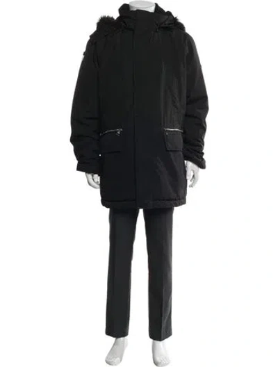 Pre-owned Karl Lagerfeld Parka In Black