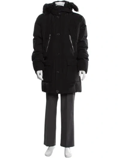 Pre-owned Karl Lagerfeld Parka In Black
