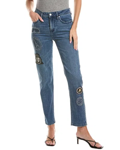 Karl Lagerfeld Patch Jean In Yellow