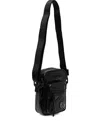 Karl Lagerfeld Patch-logo Messenger Bag In Black