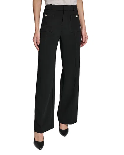 Karl Lagerfeld Patch Pocket Pants In Black