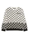 Karl Lagerfeld Patterned Logo-patch Sweatshirt In Multi