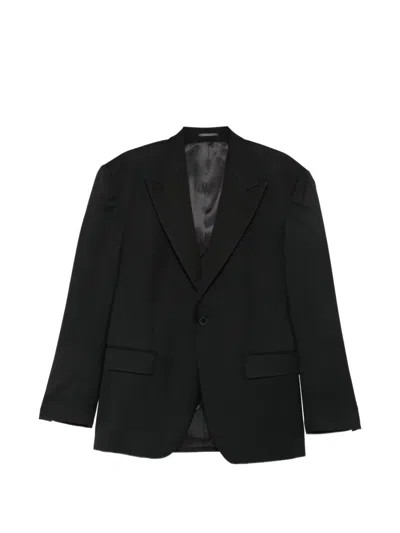 Karl Lagerfeld Peak-lapels Single-breasted Blazer In Black