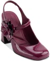 Karl Lagerfeld Paris Pierra Slingback Pump In Red Plum