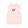 Karl Lagerfeld Pink Dress For Baby Girl With Choupette In Pink