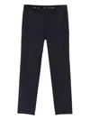 Karl Lagerfeld Pinstripe-pattern Trousers In Blue
