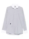 Karl Lagerfeld Pinstripe Shirt In White