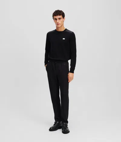 Karl Lagerfeld Pintuck Sweatpants In Black